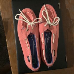 Nautica pink slip ons barely used